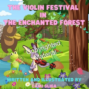 Instant eBook Download: The Violin Festival in the Enchanted Forest - Inspirational Story Book About Violins for Children - Short Stories