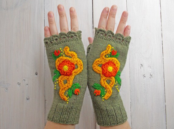 viper fingerless gloves