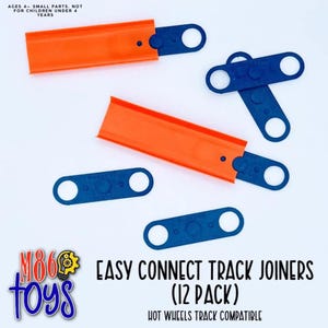 Easy Connect Joiners 12 Pack for Hot Wheels Compatible