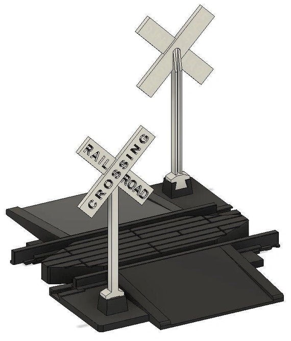 Railroad Crossing Train Track 3D Printed Lionel Ready to Etsy