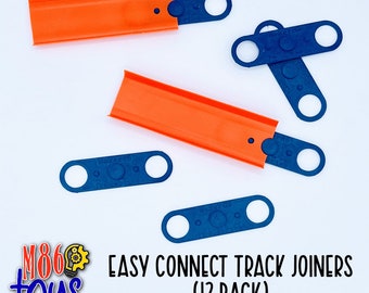 Attaches de rail Easy Connect (paquet de 12) - Compatible avec les chenilles Hot Wheels