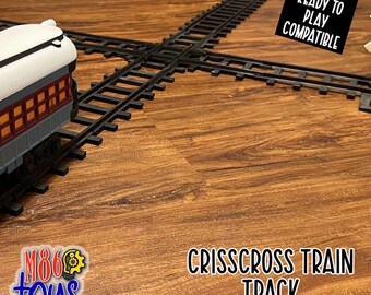 Crisscross Train Track (90 Degree) - Lionel Ready to play Compatible