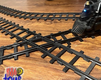 Crisscross Train Track (60 Degree w/ 25mm Short Tracks) - Lionel Ready to play Compatible