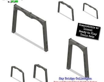 Elevated Train Track Platform Support – Sky Bridge Collection For Lionel Ready-to-play Trains
