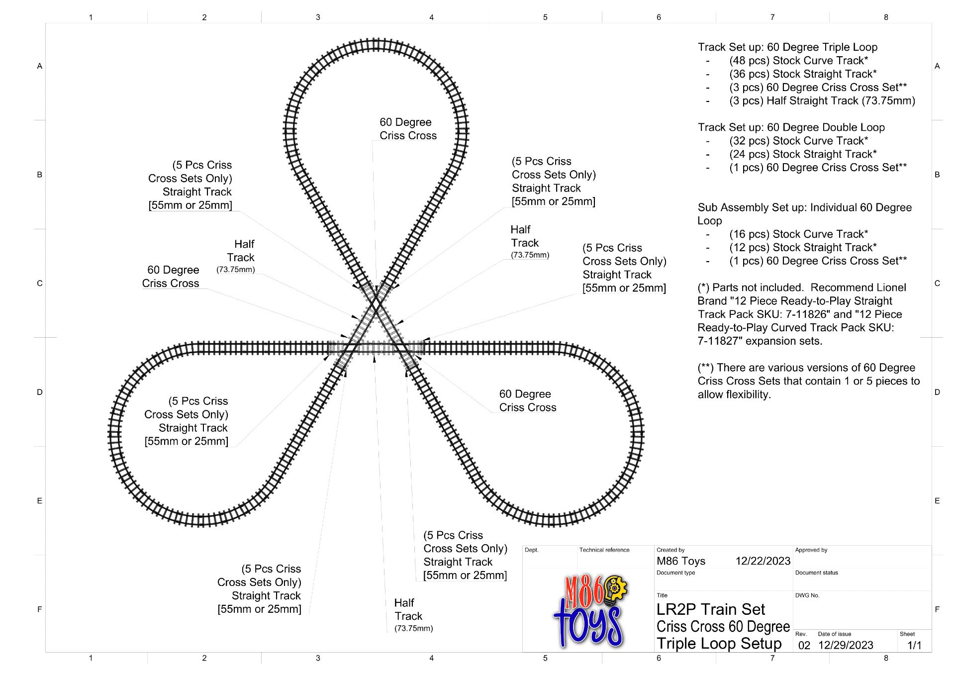 Triple Loop Thrill Expansion Kit - Lionel Ready to Play Compatible - Etsy