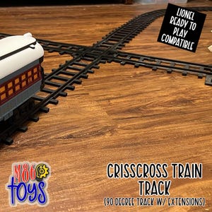 Crisscross Train Track (90 Degree) - Lionel Ready to play Compatible