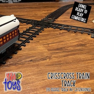 Crisscross Track 90 Degree for Lionel Ready Play Compatible
