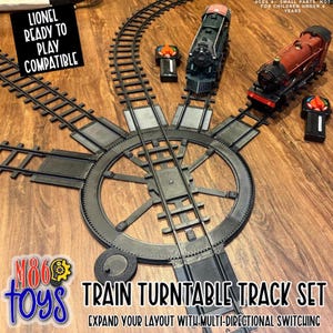 Train Turntable Track Set – Lionel Ready To Play Compatible