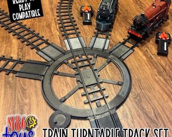 Train Turntable Track Set – Lionel Ready To Play Compatible