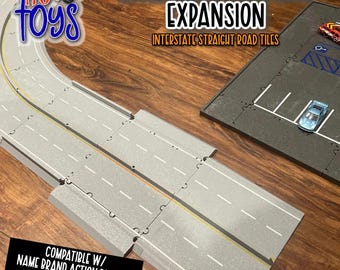 Interstate Shoulders Compatible w/ Matchbox Action Drivers, HW City Playsets