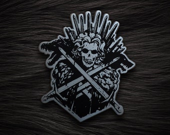 Snow & Crossbones Enamel Pin