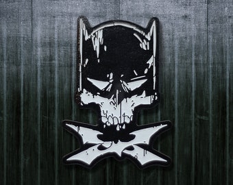 Crusader & Crossbones Glow-In-The-Dark Enamel Pin