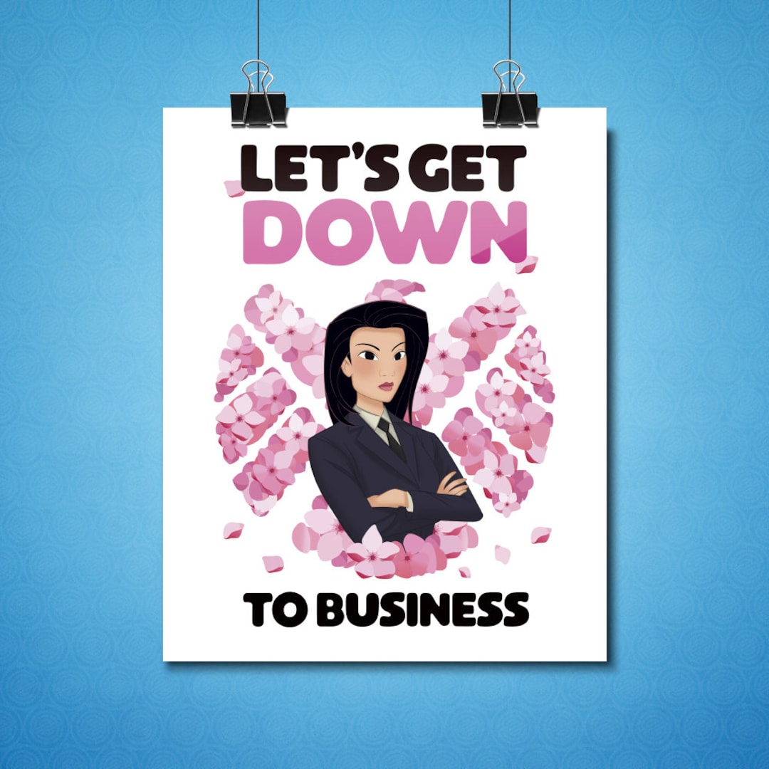Let's Get Down to Business 8x10 Print - Etsy