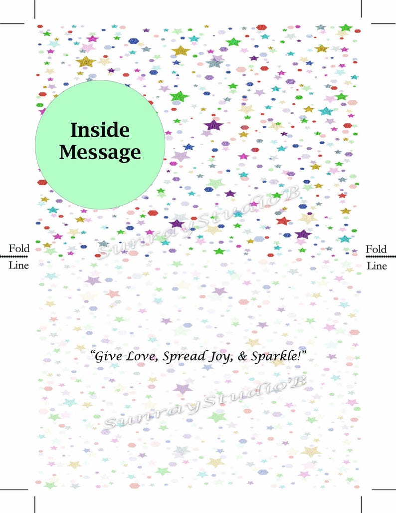 DOLPHIN GREETING CARD, Printable Greeting Card With Inside Card Message ...