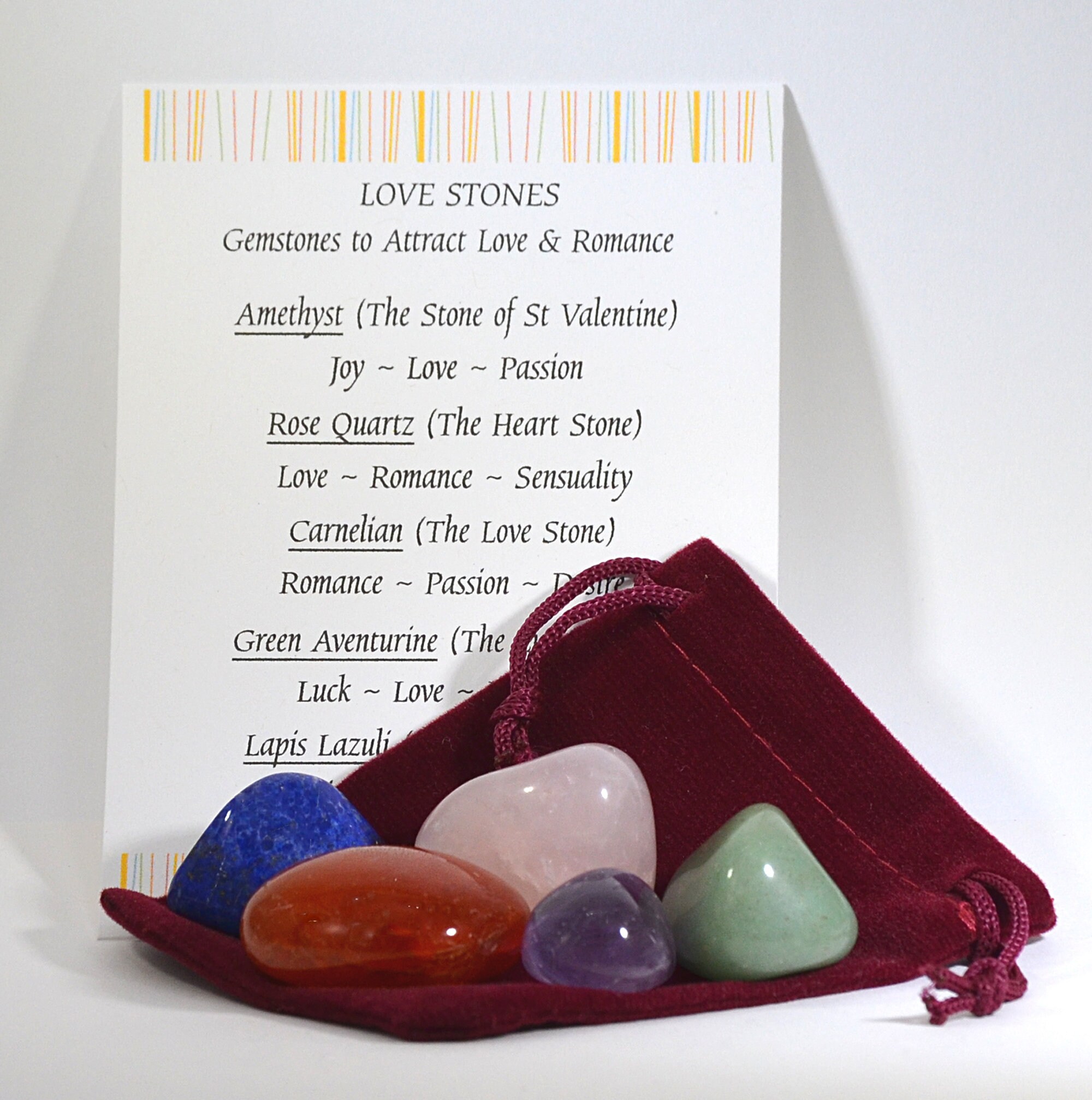 Love Crystal Gift Set Crystal Gift Set Romance Crystals Etsy