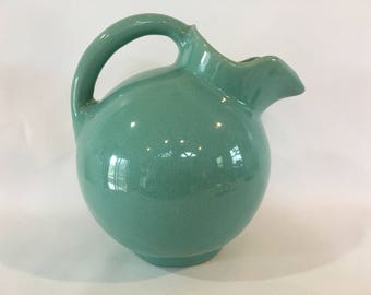Wonderful "Grand" sized, Vintage Jade, Ball Water Pitcher, late 1920s, Collectible, Celadon