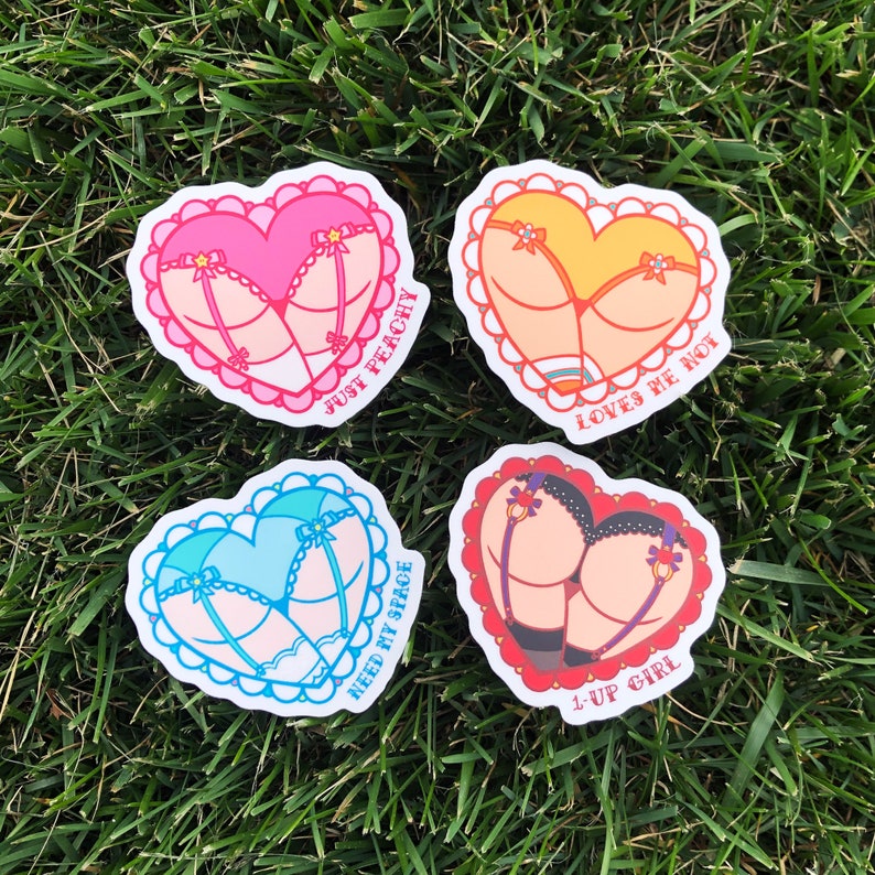Cutie Booties: Video Game Princess Inspired Stickers image 1
