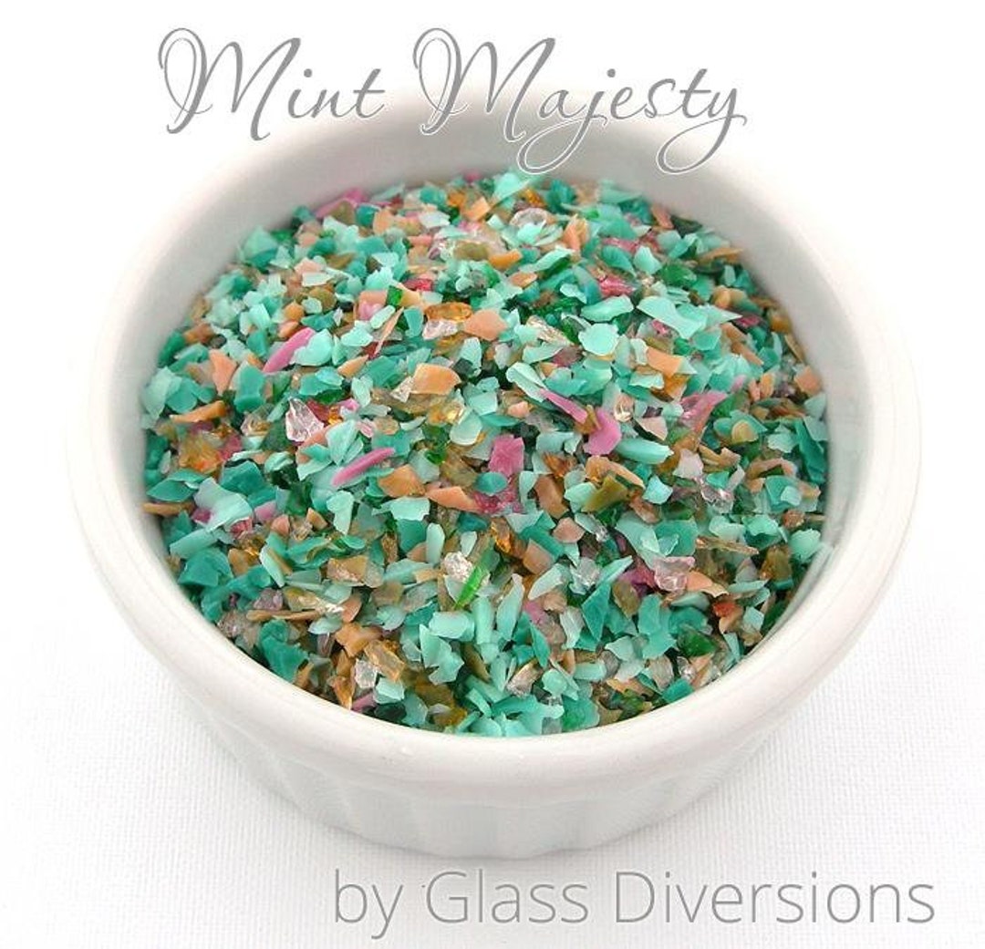 Mint Majesty Frit Blend COE 96 - Etsy