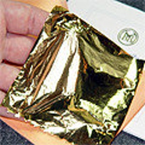 Boekje goudfolie