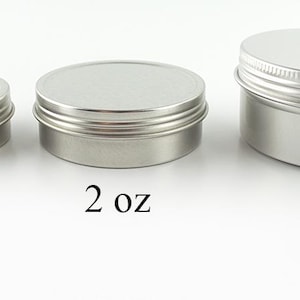 Latas de productos con tapa de rosca
