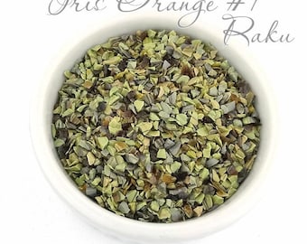 Iris Orange Raku Frit #1 COE 96