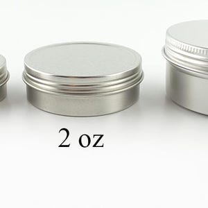 Latas redondas con tapa de rosca