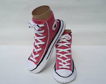 red converse socks