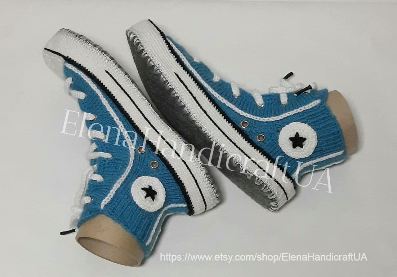 Converse style novelty slippers discount