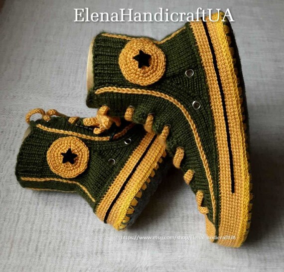 Baskets en tricot|Chaussettes en laine|Pantoufles Converse