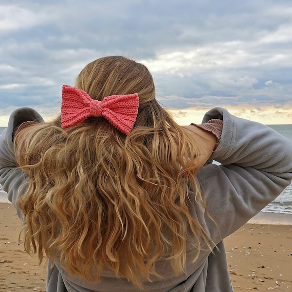 Nœud "Princesse" au crochet - Accessoire cheveux