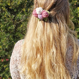 Broche pour cheveux Bouquet de fleurs image 2