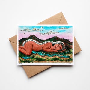 FIVE Grußkarten-Set Liebe unseren Körper, soziale Gerechtigkeit Kunst, Körperliebe Kunst, Aquarellkunst, Radikale Selbstliebe Kunst