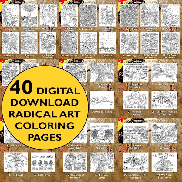 Social Justice Coloring Book - Etsy