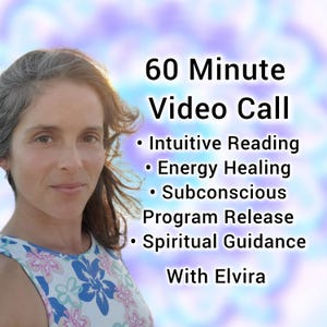 Guarigione energetica intuitiva di 60 minuti, regressione spirituale, riprogrammazione (videochiamata)