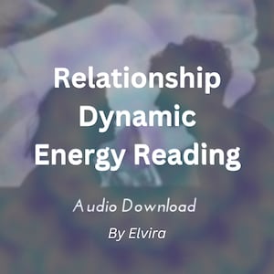 以下が含まれることがあります： エルビラによる「Relationship Dynamic Energy Reading」というタイトルのオーディオ録音のデジタルダウンロードです。