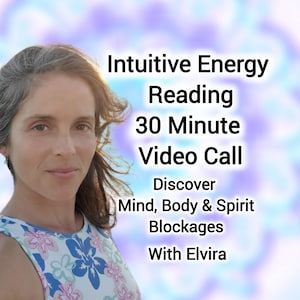 Lettura energetica intuitiva di 30 minuti, scansione dell'aura, guida spirituale (videochiamata)