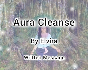 Relatório escrito sobre limpeza energética e da aura, equilíbrio dos chakras, cura com a luz universal, cura à distância (arquivo PDF)