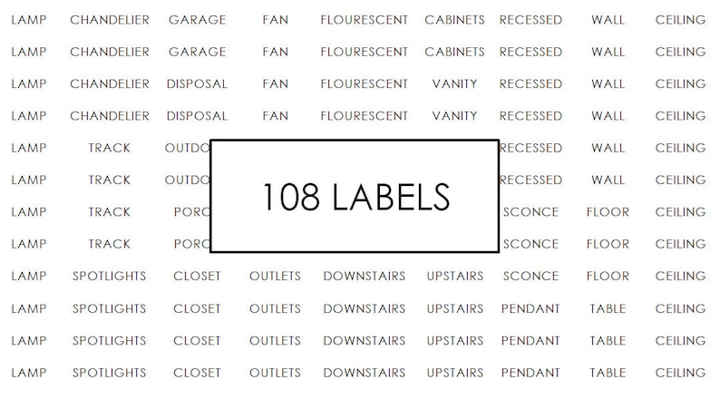 light switch labels light switch stickers light switch etsy