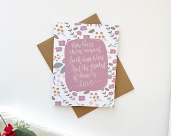 Cards and envelope | Valentines day | blank inside | Encouragement | Thinking of You | Greeting | Secret Sister | Birthday