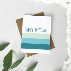 Cartes et | d’enveloppe Joyeux anniversaire | blanc à l’intérieur | Encouragement | Penser à vous | Salutation
