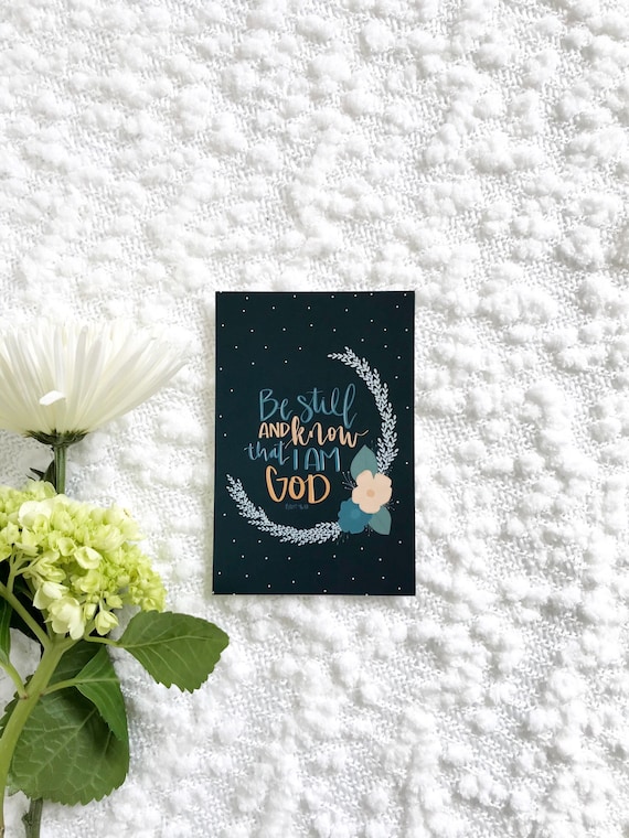 Be Still {Postcard} Be Still {Postcard}