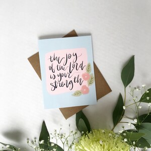 Cartes et | d’enveloppe La joie du Seigneur est votre force | | vide Encouragement | Penser à vous | | d’accueil Sœur secrète | Anniversaire
