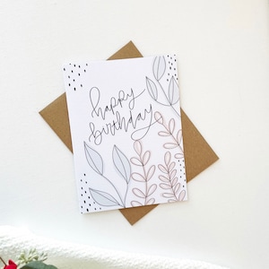 Cartes et | d’enveloppe Joyeux anniversaire | blanc à l’intérieur | | d’encouragement Penser à vous | | de salutation Sœur secrète | Anniversaire