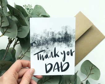 Cards and envelope | Happy Fathers Day |Thinking of you | blank inside | Encouragement | Thinking of You | Greeting |