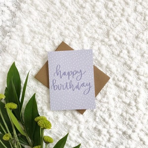 Cartes et | d’enveloppe  blanc à l’intérieur |  anniversaire, en pensant à vous, félicitations