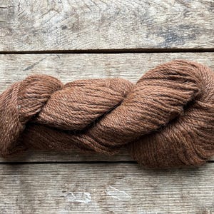 3-Ply Alpaca Yarn, Dark Fawn (Sport Weight)