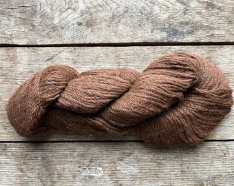 Hilo de alpaca de 3 capas, color beige oscuro (peso deportivo)