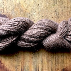 2-Ply Alpaca Yarn, Dark Fawn (Sport Weight)