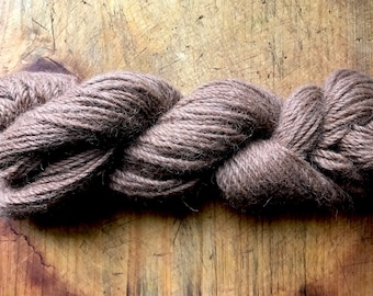 Hilo de alpaca de 2 cabos, color beige oscuro (peso deportivo)
