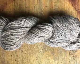 Hilo de alpaca de 3 capas, color beige claro, peso deportivo